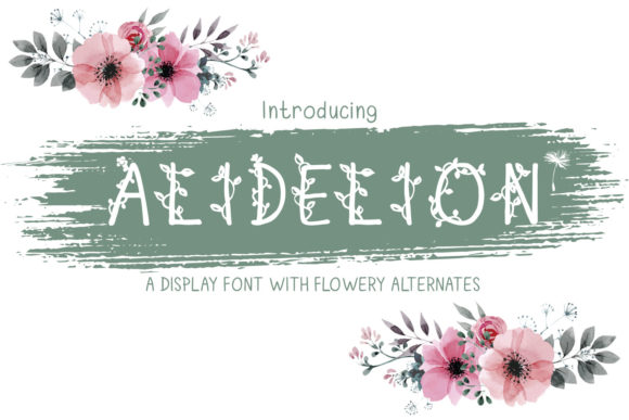 Alidelion: A Bloom of Creativity in Display Font Design