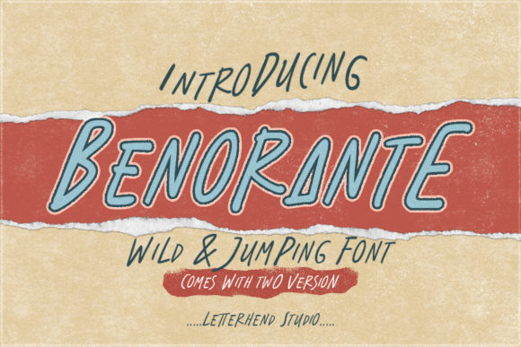 Benorante: A Playful Font for Professional Branding