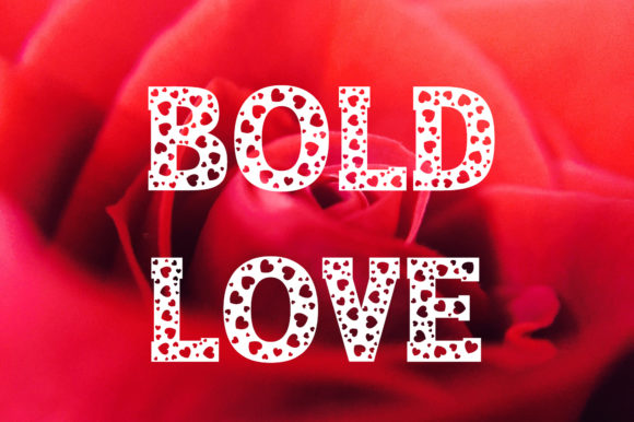 Bold Love: A Font That Speaks Volumes in Editorial Design