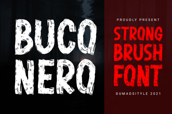 Buco Nero: A Bold Font for Professional Branding