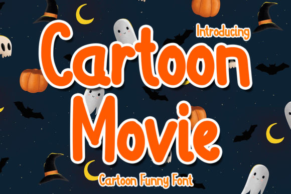Cartoon Movie Font for Business Branding