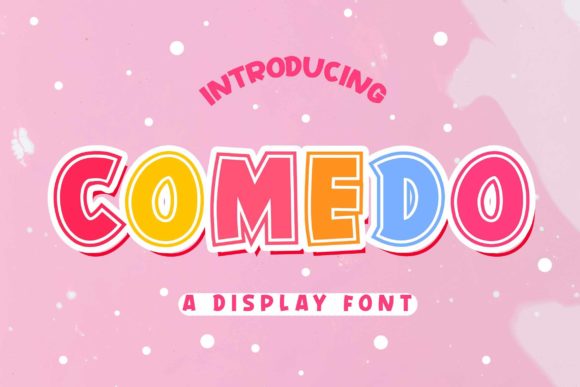 Comedo: A Display Font for Bold Visual Statements