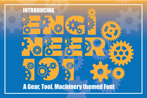 Engineer Font for Business Branding