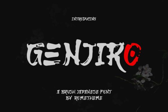Genjiro: A Japanese-Style Display Font for Modern Web Design