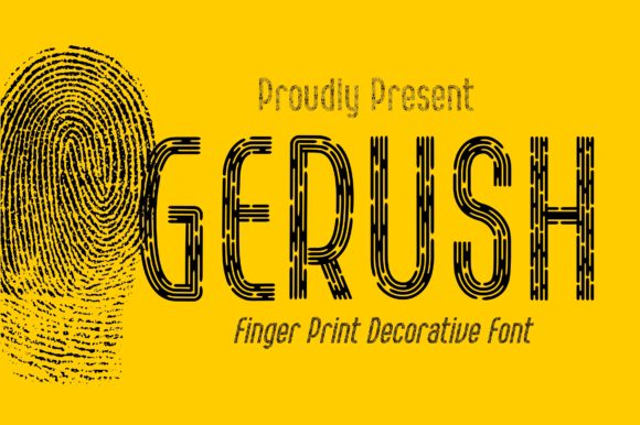 Gerush Font for Impactful Campaign Design