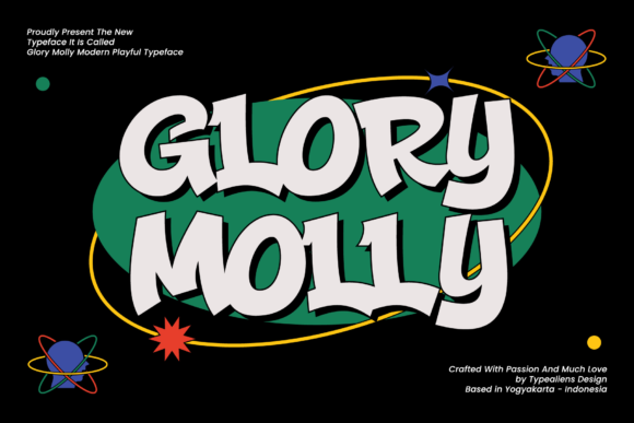 Glory Molly: A Playful Typeface for Editorial Projects