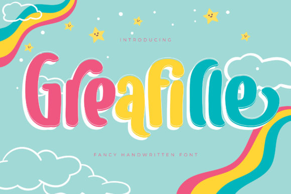 Greafille: A Trendy Display Font for Bold Campaign Designs