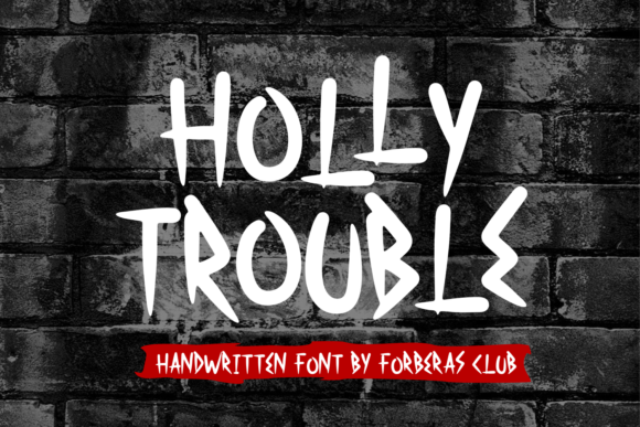 Holy Trouble Font for a Spooky Brand Makeover