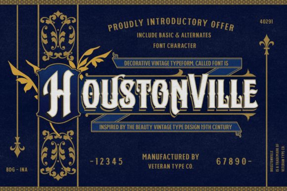 Houstonville Font for Bold Web Design