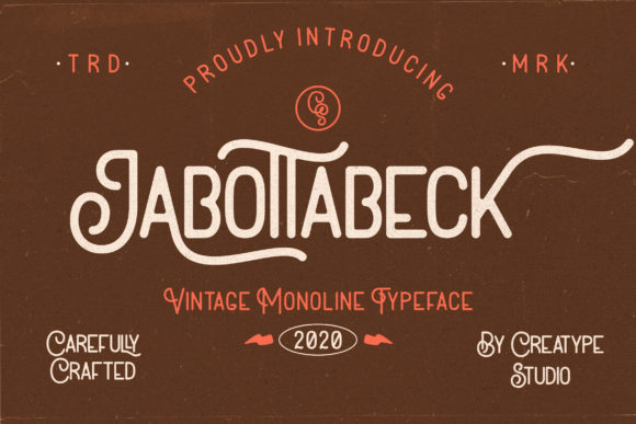 Jabottabeck: A Vintage Font That Elevates Branding