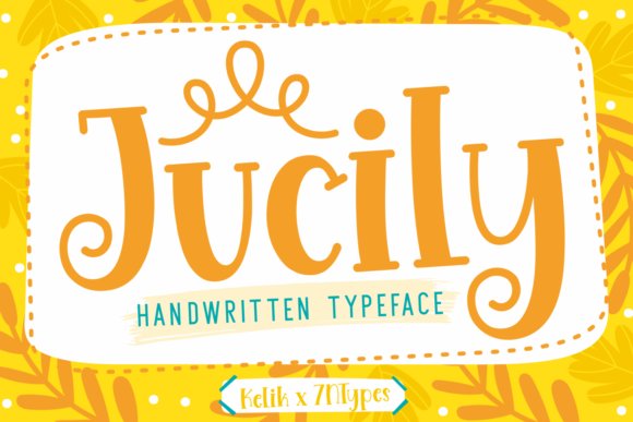 Jucily: A Joyful Display Font for Trendy Branding