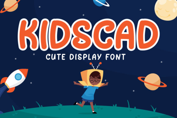 Kidscad: A Playful Display Font for Creative Projects