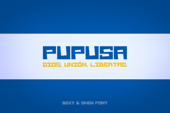 Pupusa Font for Eye-Catching Branding