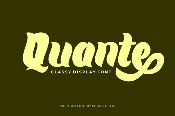 Quante: Elevating Campaigns with Bold Display Typography