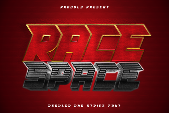 Race Space: A Bold Display Font for Eye-Catching Branding