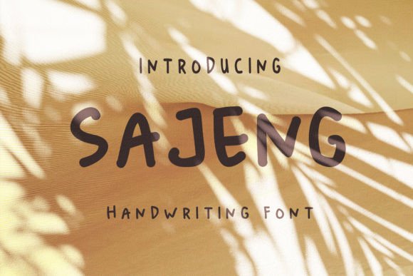 Sajeng Font for Editorial Design and Content Creation