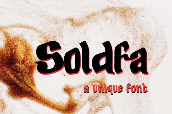 Soldfa: A Display Font That Elevates Campaign Visuals