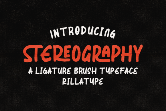 Stereography Font for Polished Branding