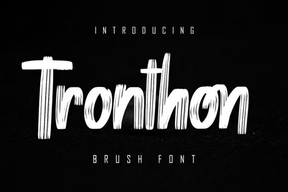 Tronthon: A Playful Display Font for Bold Campaigns