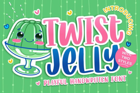 Twist Jelly Font for Handmade Projects and More